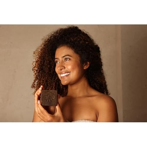 AY?YA African Black Soap Bar ? Peace ? Lavender ? Calming Raw African Black Soap for Face & Body ? Natural Bar for Acne, Dark Spots & Sensitive Skin