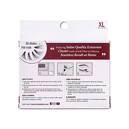 i?ENVY 20D Extension Cluster Individual Lashes (Extra Long, 3 Pack)