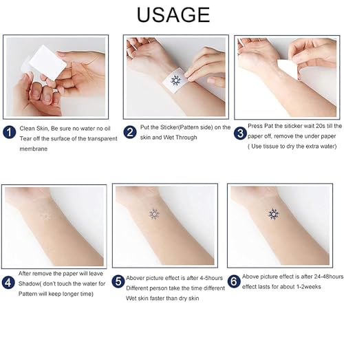 6 Sheets Temporary Tattoos eagle America flag tattoo usa 4th JulyTemporary tattoo Neck Arm Chest