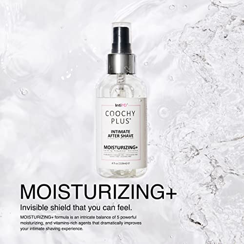 IntiMD COOCHY Intimate After Shave Protection Moisturizer Plus By : Delicate Soothing Mist For The Pubic Area & Armpits ? Antioxidant Formula For Razor Burns, Itchiness & Ingrown Hairs