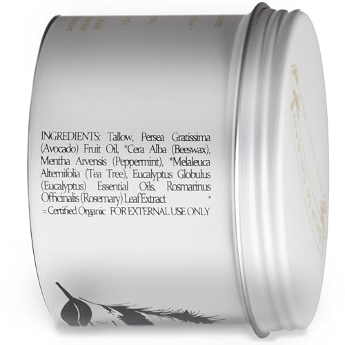 Foot Healing Cream ? Intensive Moisture and Healing, Foot Care and Body, Skin Soothing Cream - Eczema, Ringworm, Dry, Chaffed Skin, Nail - Tea Tree with Eucalyptus, Frankincense and Sweet Myrrh