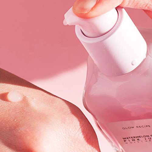 Glow Recipe Mini Niacinamide Dew Drops Facial Serum & Illuminating Makeup Primer (15 ml) + Mini Watermelon Glow Pink Juice Hydrating Face Moisturizer (25 ml)