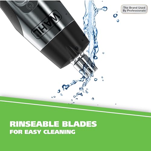 Wahl Lighted Battery Nose Hair Trimmer for Men & Women. Painless, Easy to See Nose, Ear, and Eyebrow Trimming with Built in Light, Battery Included. ? Model 3023283