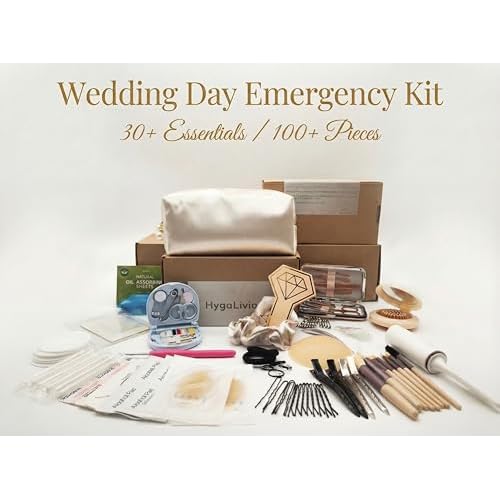 Wedding Emergency Kit | 30+ Essentials | 100+ Pieces | Bridal Emergency Kit for Wedding Day