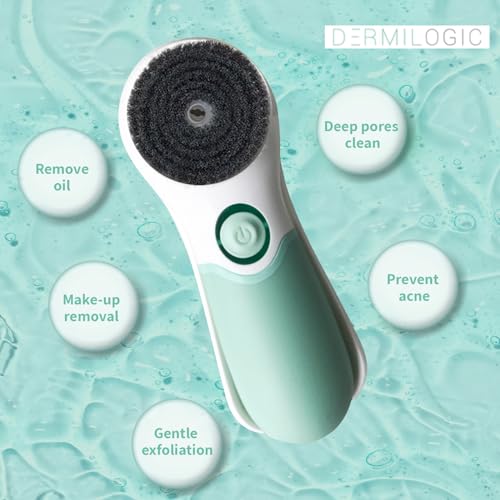 Activated Charcoal Facial Brush Head Replacement, Soft Spinning Bristles for Gentle Cleansing, Compatible with Most Facial Cleansing Devices, Smooth, Radiant Skin Care Accessory