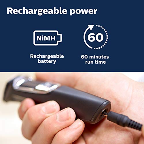 Philips Norelco Multigroom All-in-One Trimmer Series 3000 with 13 pieces - No Blade Oil Needed, MG3750/50