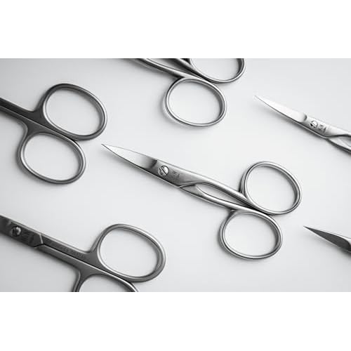 Premium European Nail and Cuticle Scissors by NN Knives - Trusted Family Business Since 1971 (Nail, Professional, Stainless Steel)