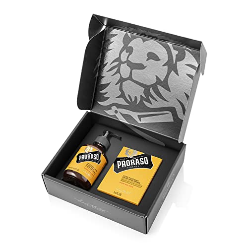 Proraso Beard Care Duo Kit for New or Short Beards with Beard Balm and Wash