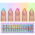 btartboxnails XCOATTIPS French Short Almond Nails French Protecting DUO