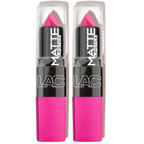 L.A. COLORS Matte Lipstick, Tantalize CML466 (Pack of 2)