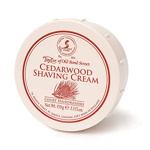 Taylor of Old Bond Street Luxury Shaving Cream Trio ? Sandalwood, Cedarwood, & St James (3 x 150g Bowls)