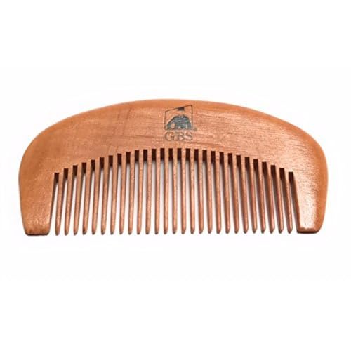 G.B.S Men's Premium Beard Kit, Oval Wood Handle Boar Bristle Brush, Beard Comb, Beard Balm and Nose Hair and Mustache Trimming Scissors