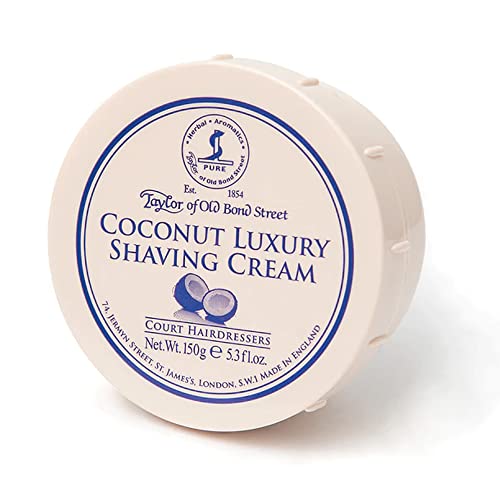 Taylor of Old Bond Street Luxury Shaving Cream Trio ? Sandalwood, Peppermint & Coconut (3 x 150g Bowls)