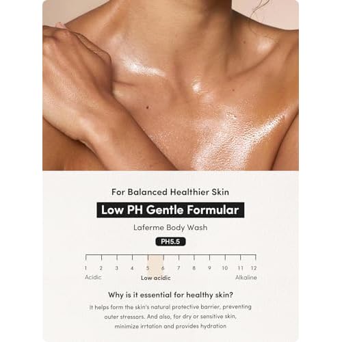 Kustie Petal Body Wash ? Rose Water & Oil | Squalane, Hyaluronic & Niacinamide Cleanser | Vegan, Sulfate-Free, Perfume Long-Lasting Scent for Dry & Mature Skin, 12.8 fl oz