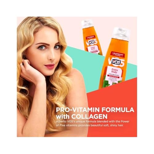 Alberto V05 Extra Body Volumizing Shampoo, 12.5 Ounces (Pack of 2)