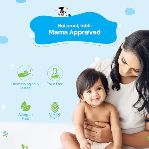 MAMAEARTH Milky Soft Body Lotion with Oats, Milk & Calendula 13.53 Fl Oz (400ml)