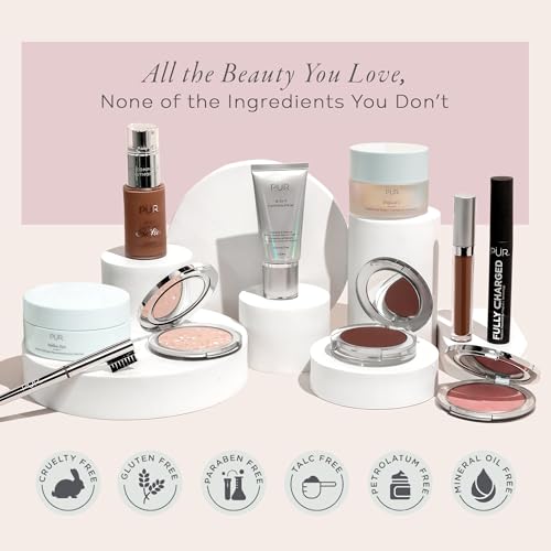 P?R MINERALS 4-in-1 Love Your Selfie Longwear Foundation & Concealer Full Coverage Liquid Foundation, Hydrating Formula, Cruelty Free