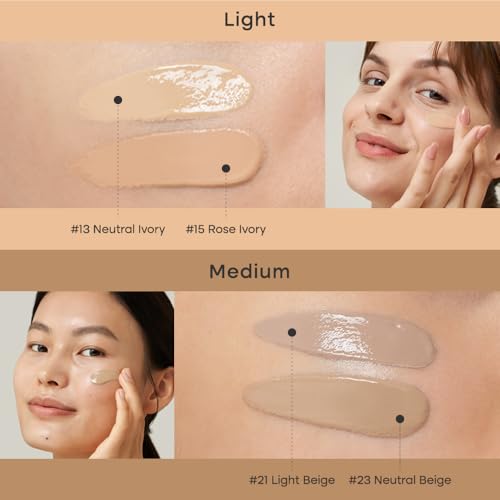 PURITO Cica Clearing BB Cream #21 Light Beige 1 fl.oz / 30ml, Vegan bb cream, tinted