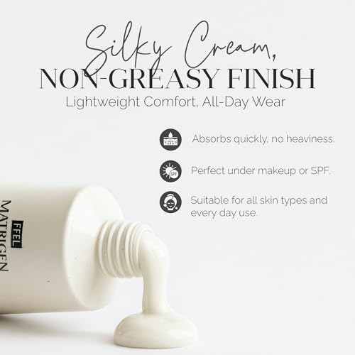 FEEL MATRIGEN Collagen Hydrating Cream with Niacinamide, Hydrolyzed Collagen, Panthenol & Ceramide ? Deep Moisture, Skin Barrier Support, Firmness & Radiance, 1.35 fl. oz