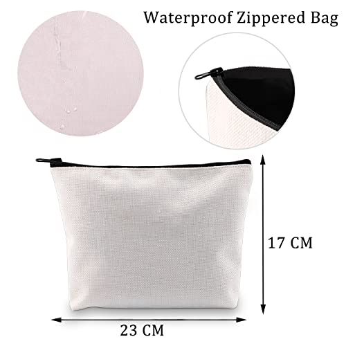 MBMSO 13th Birthday Gifts for Girls Sweet 13 Makeup Bag 13 Year Old Girls Gifts Sweet Thirteen Cosmetic Pouch Travel Case(Sweet 13 Bag)