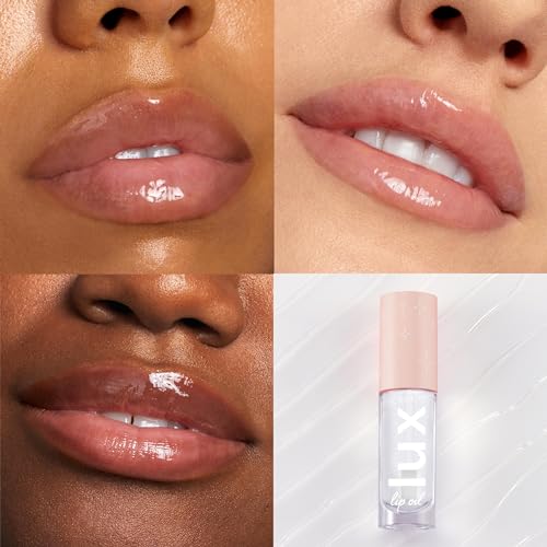 ColourPop Lux Lip Oil - Hydrating, Sheer Tinted Lip Oil Formulated with Antioxidant-Rich Chamomile Extract & Calendula Oil - Non-Greasy, Nourishing Clear Oil - Dew Drop (0.16 oz)