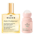 Nuxe Huile Prodigieuse Multi-Purpose Dry Oil (3.3 Fl Oz) & R?ve de Th? Aluminum-Free Deodorant (1.6 Fl Oz) Skincare Duo for Nourished Skin & Long-Lasting Freshness