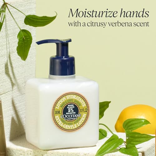 L'OCCITANE LA LOTION: Softening Shea, Citrusy Verbena, Comfort Skin, Moisturizing, Fast-Absorbing, With 5% Shea Butter, Lightweight, 8.4 fl oz