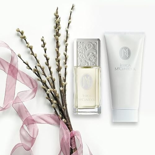 Jessica McClintock Body Lotion for Women, Moisturizing Formula with Shea Butter, Macadamia & Avocado Oils, Floral Fragrance with Bergamot, Rose & Jasmine, Romantic Daily Hydration, 7oz