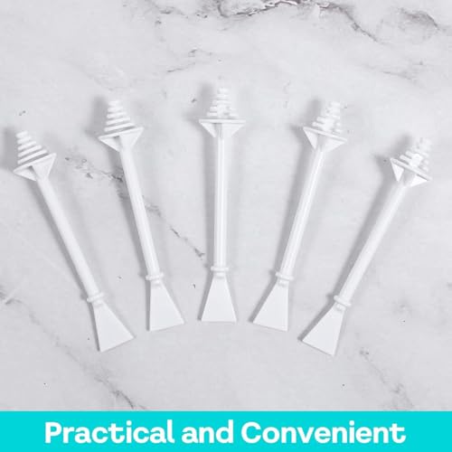 100 Pcs Nose Waxing Sticks Plastic Nasal Cleaning Applicators For Painless Nostril Ear And Eyebrow Hair Removal Nose Hair Wax Sticks Nose Wax Applicator Sticks For Nostrils Ears Face Cleaning