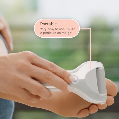Personal Pedi Diamond Electric Foot Callus Remover for Feet - Rechargeable, Interchangeable Rollers Easy-to-Use Foot File Electric Callus Remover for Feet, 2 Intensity Levels, 2 Speed As Seen On TV