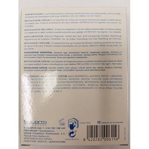 Salerm Energy Hair Regenerator/Revitalizer 4 Applications