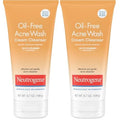Neutrogena Oil-Free Acne Face Wash Cream Cleanser, 2% Salicylic Acid Acne Treatment, Daily Facial Cleanser for Acne-Prone Skin, 6.7 fl. oz (Pack of 2)