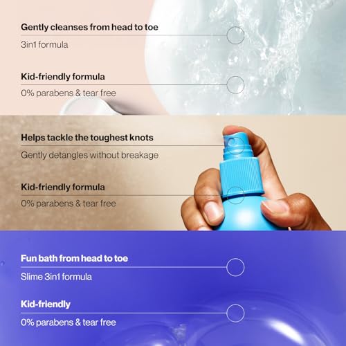 Suave Kids Minions Hair Products Bundle ??3-in-1 Coco-Craze Slime & Fun Fresh Shampoo, Conditioner & Body Wash + Detangler Spray, 28 Oz Ea (3 Piece Set)