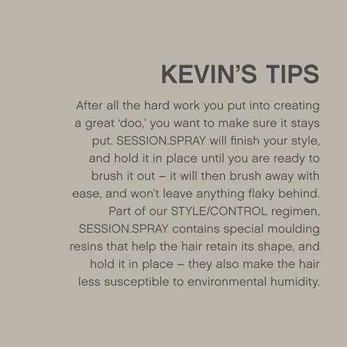 KEVIN.MURPHY SESSION.SPRAY - Strong Hold Finishing Hair Spray - For All Hair Types - Long Lasting Hold - Humidity Resistant Hair Care - 100 mL / 3.4 fl oz