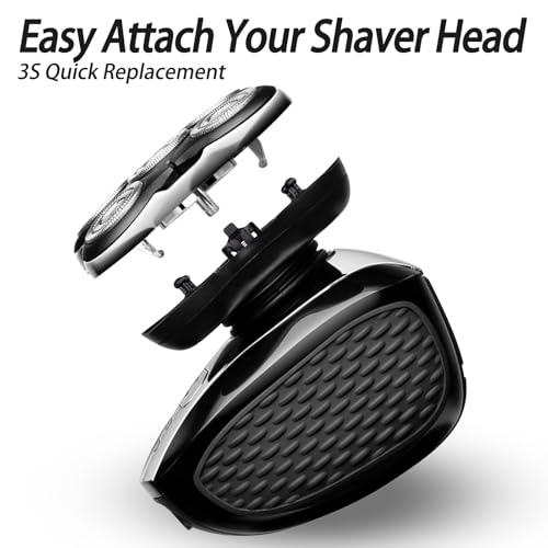 2Pack Blade Pro Replacement Head Compatible with Remington Balder Pro XR7000, 5 Dual Track Shaver Heads for a Smooth and Close Shave with No-Irritation.(Pack of 2)