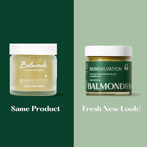 Balmonds Skin Salvation 2.1 fl oz (60 ml) - Salve for Dry, Rough & Sensitive Skin ? All-Purpose Intensive Moisturizer with Calendula, Hemp & Beeswax ? 100% Natural Balm & Cruelty Free
