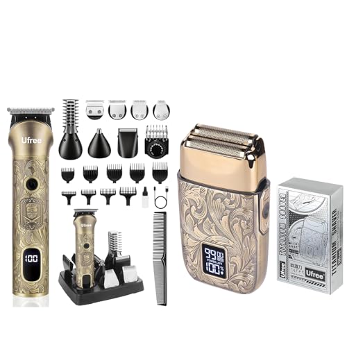 Ufree Beard Trimmer for Men, Beard Grooming Kit, Electric Shaver