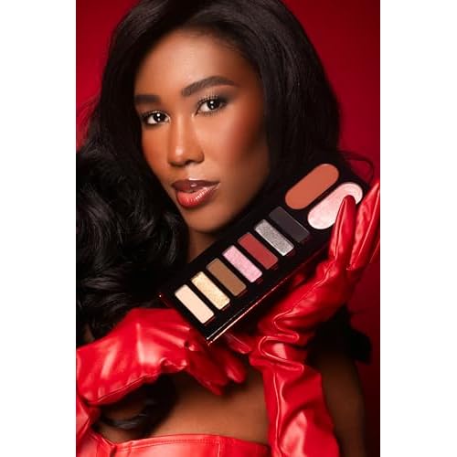 Chokehold Palette ? Vegan Eyeshadow Palette with Blush & Highlighter, 7 Highly Pigmented Matte & Shimmer Shades, Cruelty-Free Makeup Palette
