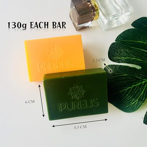 6 Natural Soaps for Women & Men- Handmade Moisturizing Artisan Soap Gift Set with Essential Oils. Face and Body Soap Set for Sensitive Skin!