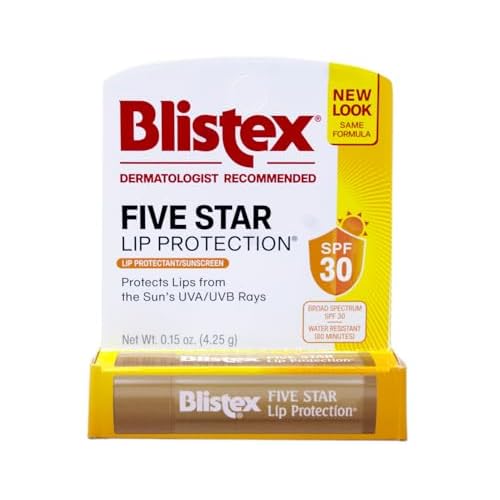 Blistex Five Star Lip Protection.15 Ounce (Pack of 6)
