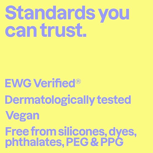 ATTITUDE Moisture Rich Hair Shampoo, EWG Verified, For Dry and Damaged Hair, Naturally Derived Ingredients, Vegan and Plant Based, Quinoa and Jojoba, 16 Fl Oz (Pack of 6)