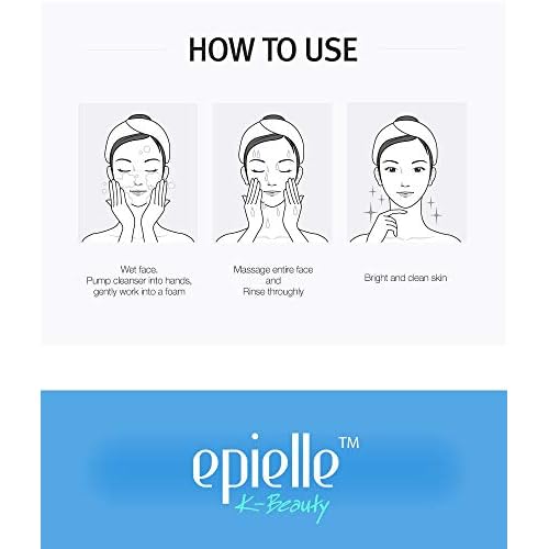 Epielle Baking Soda Pore Cleanser | Oil-Free, Gentle Daily Use | Cleanse & Exfoliate Pores for Oily & Combination Skin | 6.77 FL OZ | 2 Pack | Korean Skincare