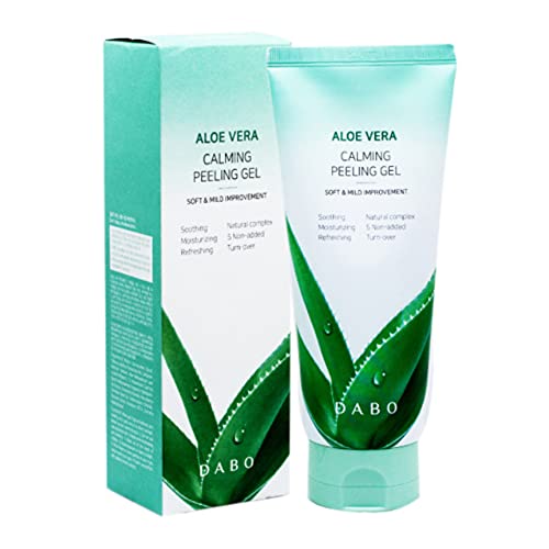 Dabo Aloe Vera Calming Peeling Gel 180ml 6.08 fl. oz. (Pack of 2)