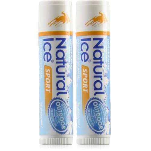 Natural Ice Mentholatum Sport Medicated Lip Protectant With Spf 30 Sunscreen, 0.15 Ounce (Pack of 2)