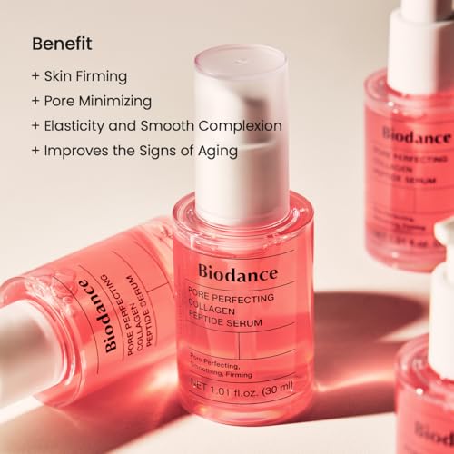 BIODANCE Collagen Pink Glow Trio: Collagen Real Deep Mask & Toner Pads & Peptide Serum for Plumping Hydration, Firming, Korean Skin Care, Skin Care Set
