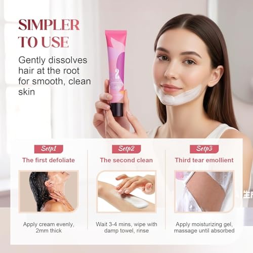 Hair Remover Cream for Face- Trilogy Kit