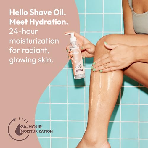 Skintimate 2-in-1 Shave Oil & Moisturizer, Coconut Bliss, 7.3oz | Shaving Oil, After Shave for Women Bikini Area Moisturizer with Vitamin E and Aloe, Shaving Cream Alternative, 7.3 fl oz, (Pack of 2)
