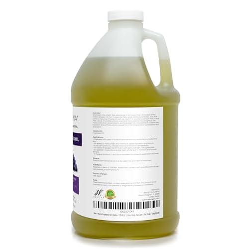 velona Grapeseed Oil 1 Gallon / 128 Fl Oz | 100% Pure and Natural Carrier Oil | Refined | Skin, Face, Body, Hair Care | Use Today - Enjoy Results