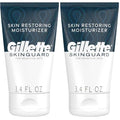 Gillette SkinGuard Face Moisturizer for Men, 3.4 oz Skin Restoring Moisturizer with Shea Butter and Vitamin E (Pack of 2)