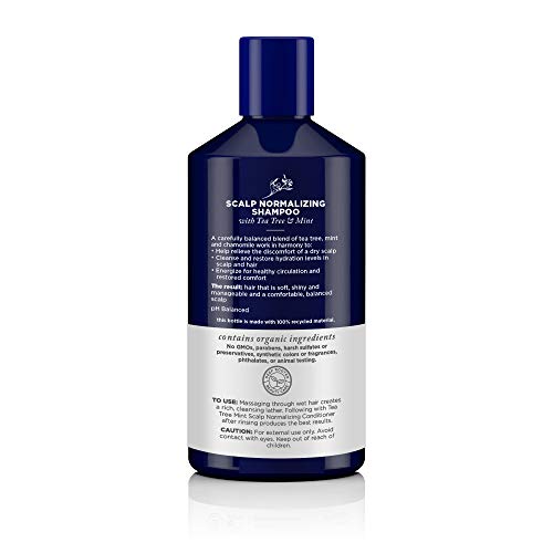 Avalon Organics Therapy Scalp Normalizing Shampoo, Tea Tree Mint, 14 Oz